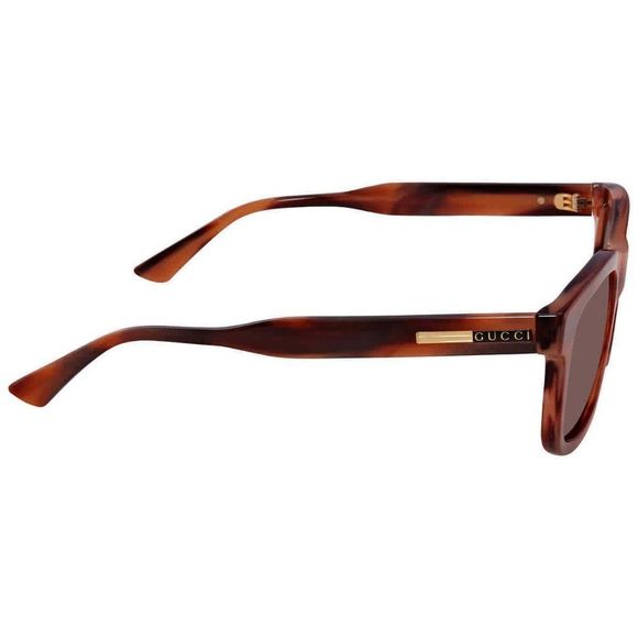 NEW Gucci Brown Square Men's Sunglasses - Picture 3 of 4